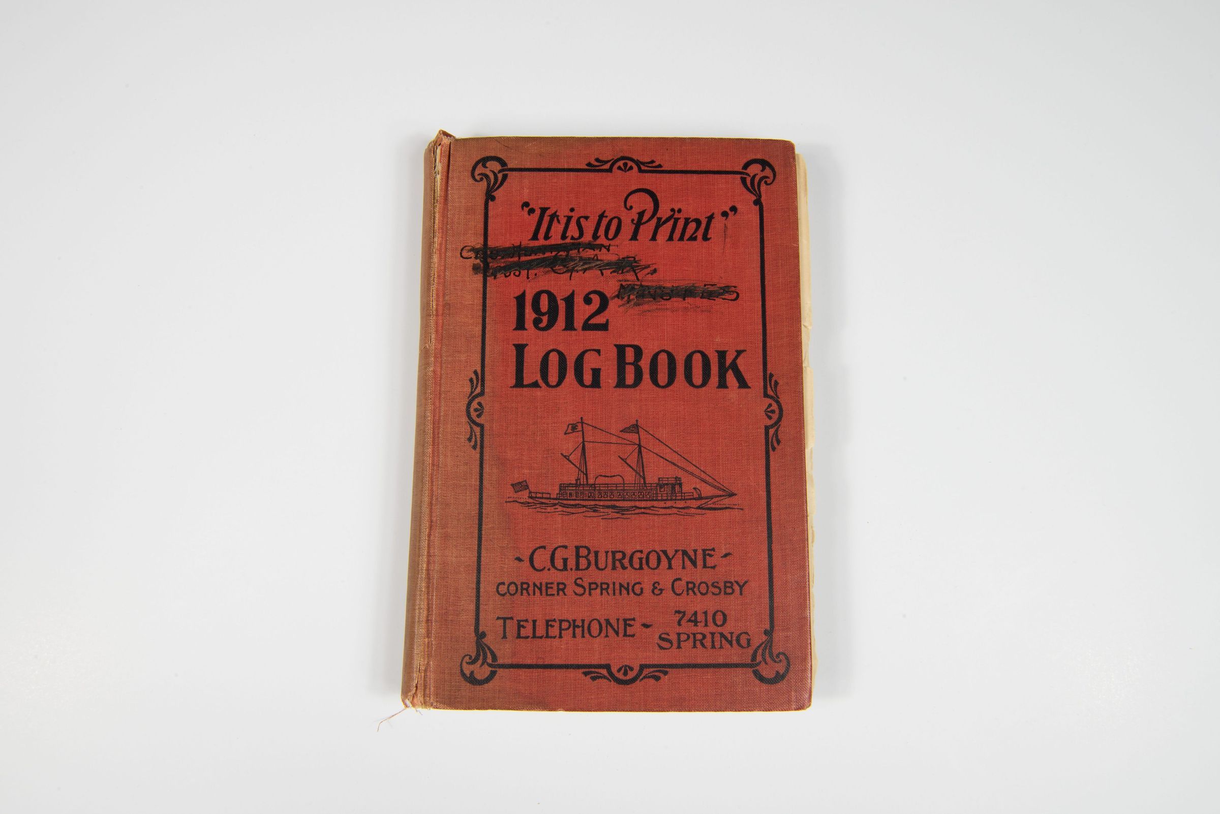 1912 Log Book – Daily Journal Entries picture number 1