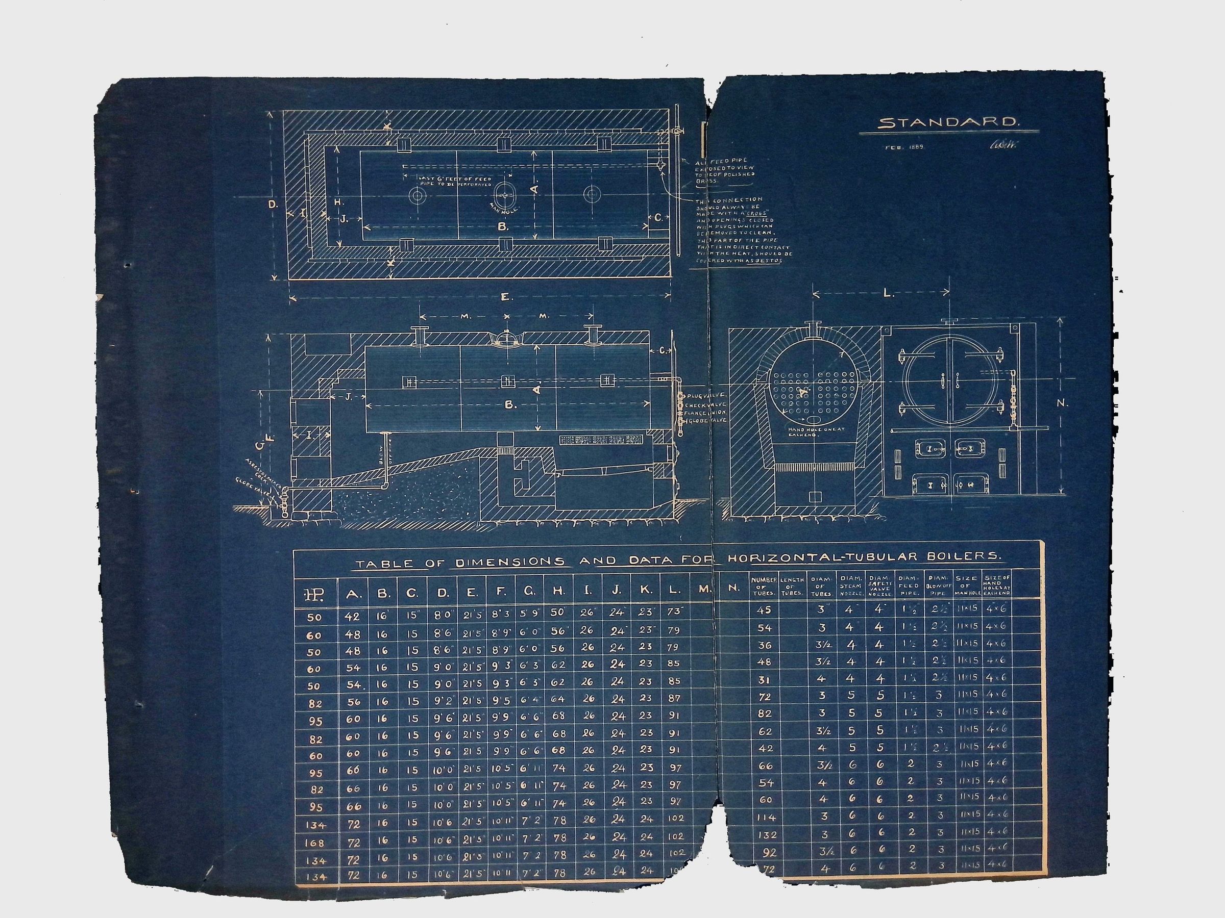 Horizontal Tubular Boilers, (1 folder, 1889) picture number 1
