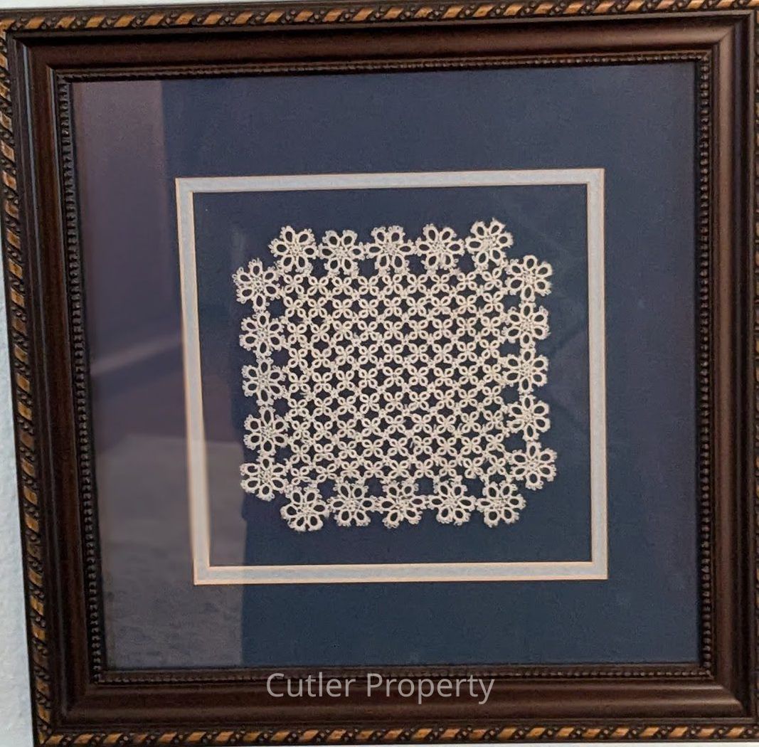 Creations, had made items, by members of the Ted and Vera Cutler Family