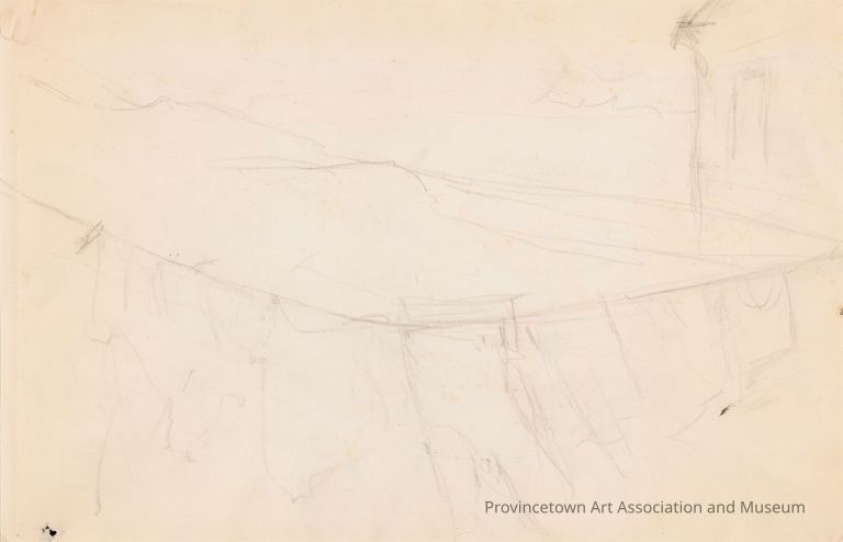 Recto: Untitled (Abstract Woodland Scape); Verso: Untitled (Study of Light Dune Landscape)