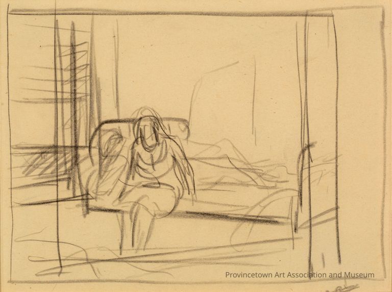 Recto: Study for Summer in the City (no. 2 of 3); Verso: Study for Summer in the City (no. 3 of 3)