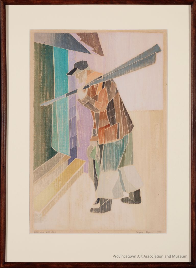 Fisherman with Oars