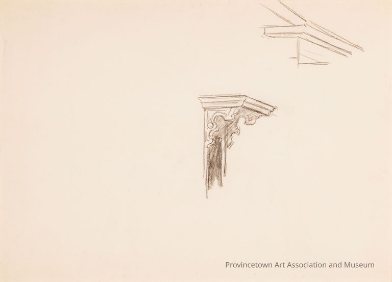 Untitled (Study of Cornice/Architectural Element)