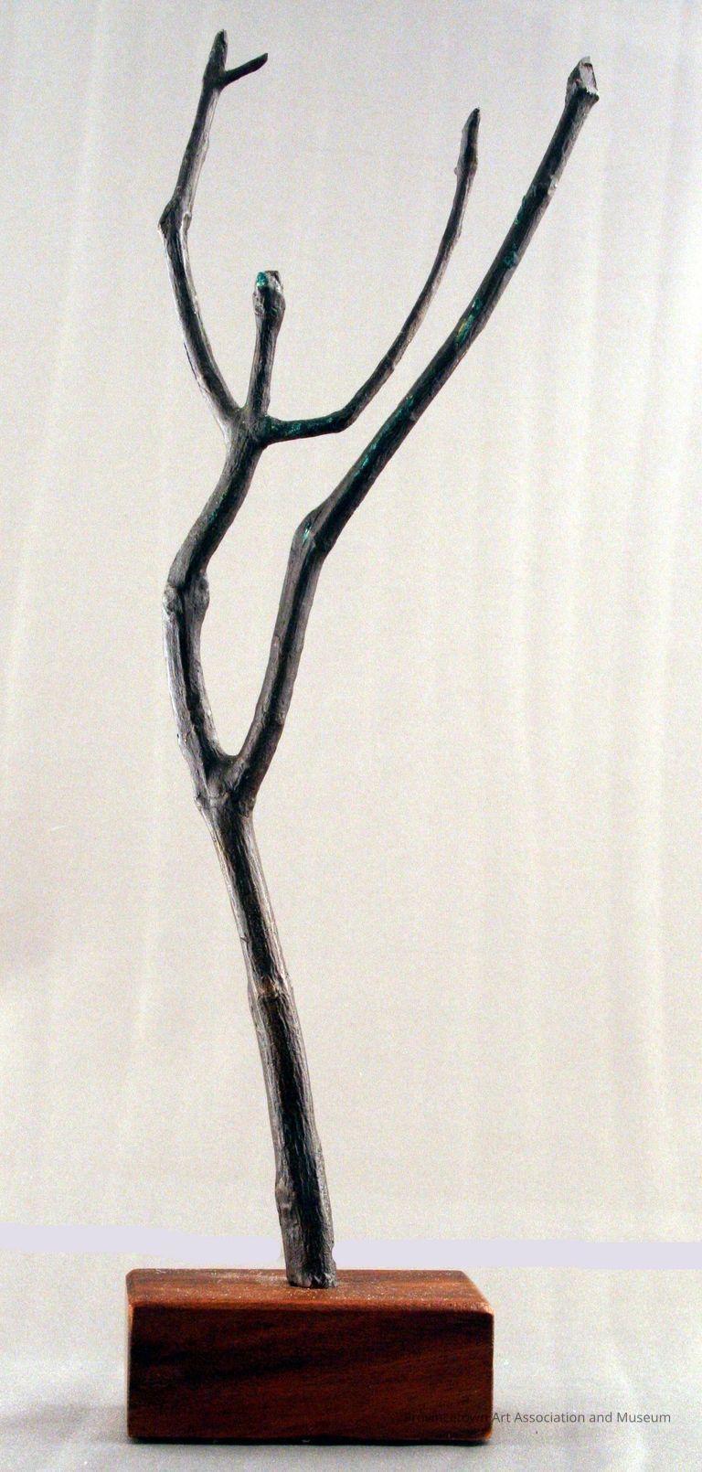Twig form shaped like ballerina with their leg stretched up