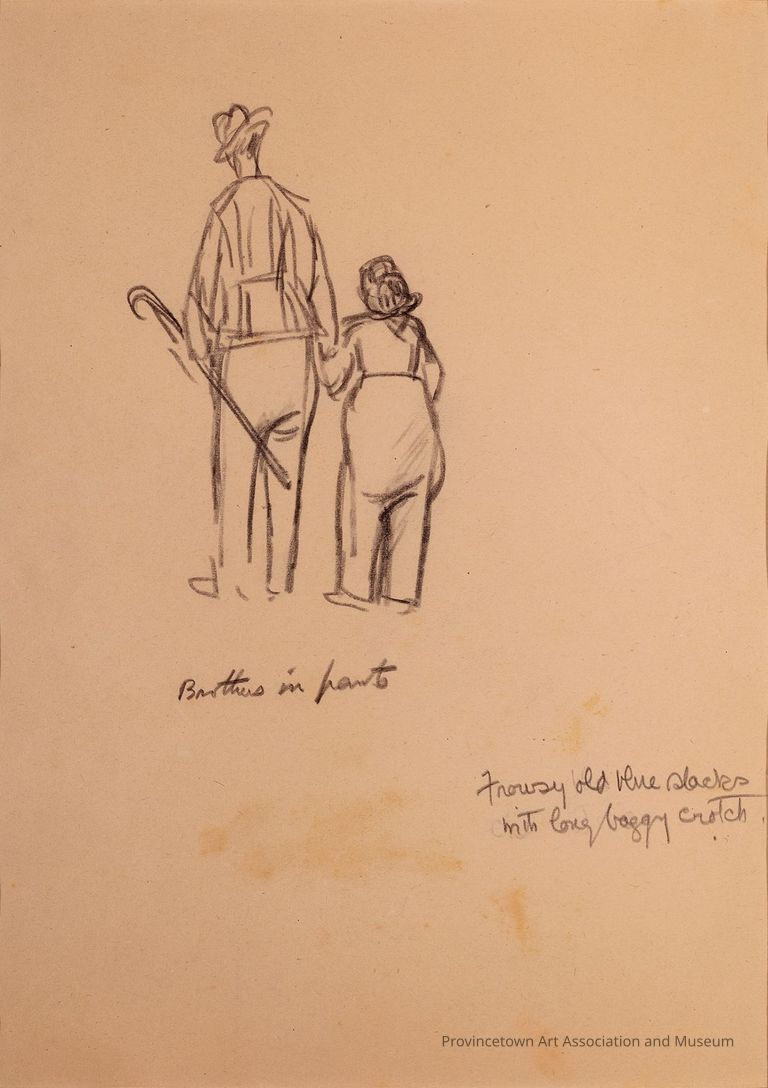 Untitled (Study of Couple in Hand, From Rear View)