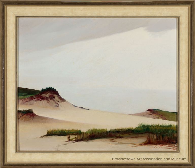 Dune landscape with light gray in background