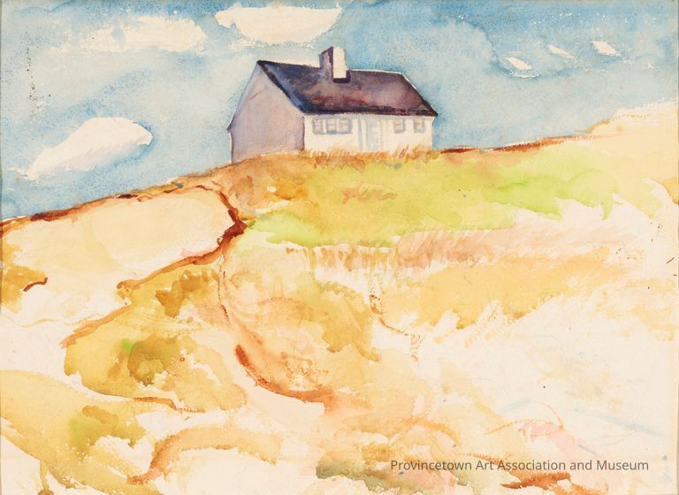 Untitled (Hopper House Exterior, Looking East)