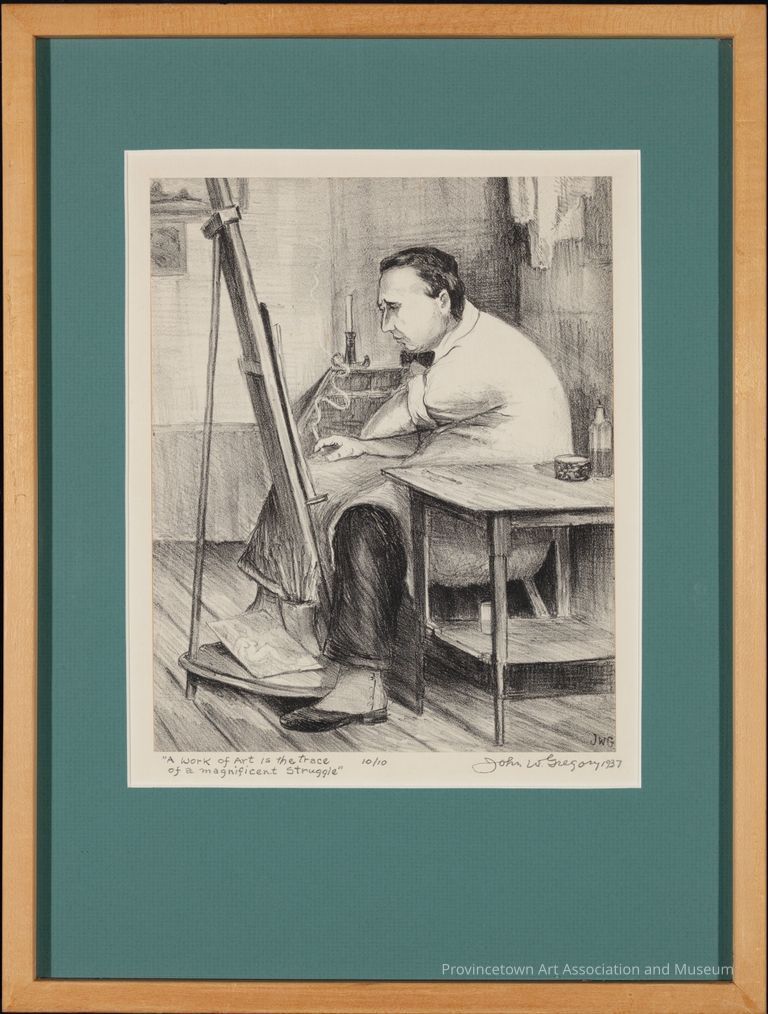 Self-Portrait (A Work of Art is the Trace of a Magnificent Struggle)