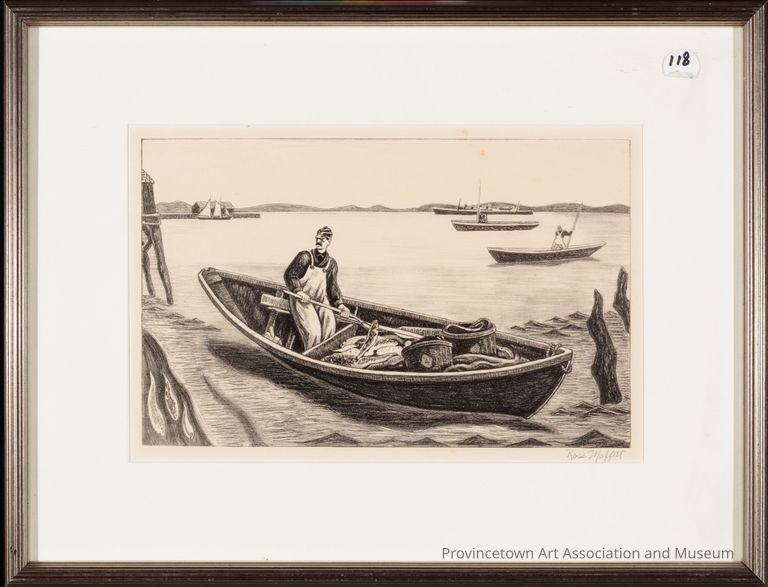 Fisherman in Dory