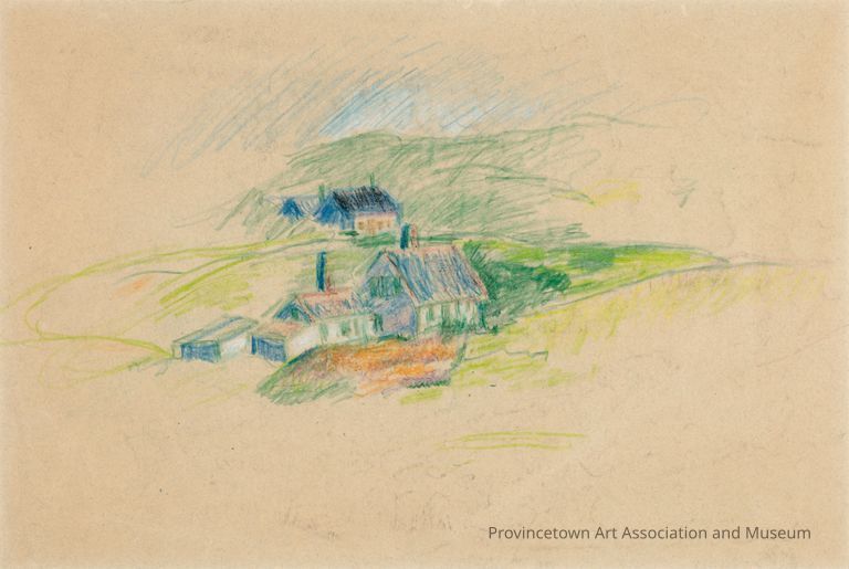 Untitled (Landscape with Cottages)
