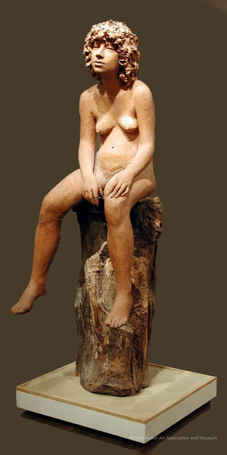 Beach Series I - Girl on Stump