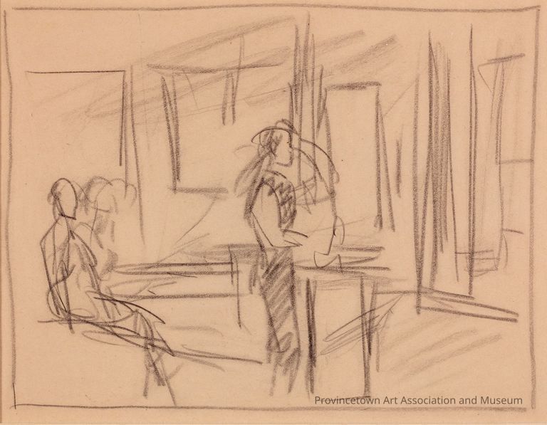 Study for Hotel by a Railroad