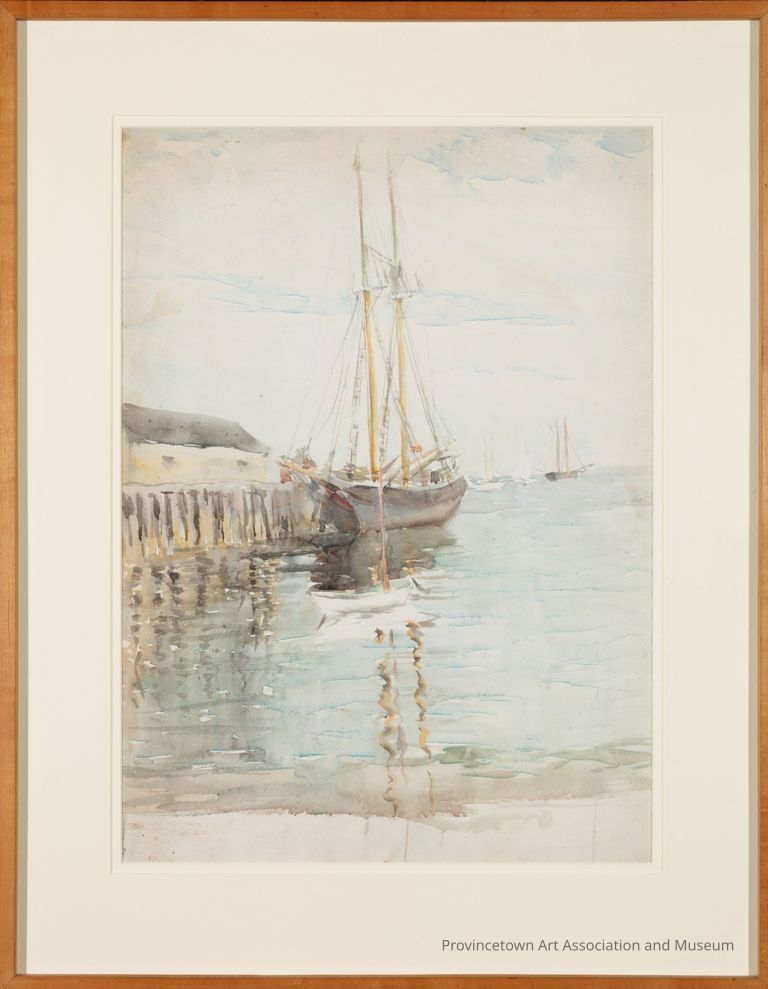 Black Schooner at Wharf, Provincetown