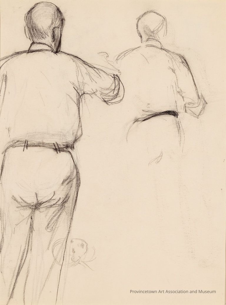 Untitled (Studies of Edward Seen from Rear, One without Legs)