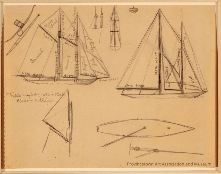 Untitled (Diagrams of Sailboats)