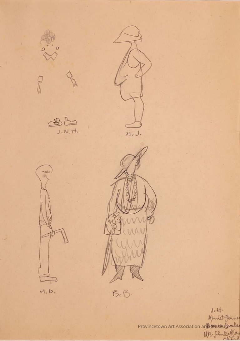 Untitled (Study of Female Figures)