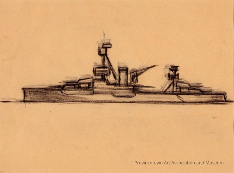 Untitled (Study of Battleship)