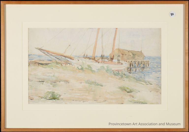 Schooner Beached at Provincetown