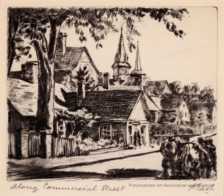 Commercial Street, Town Hall, church