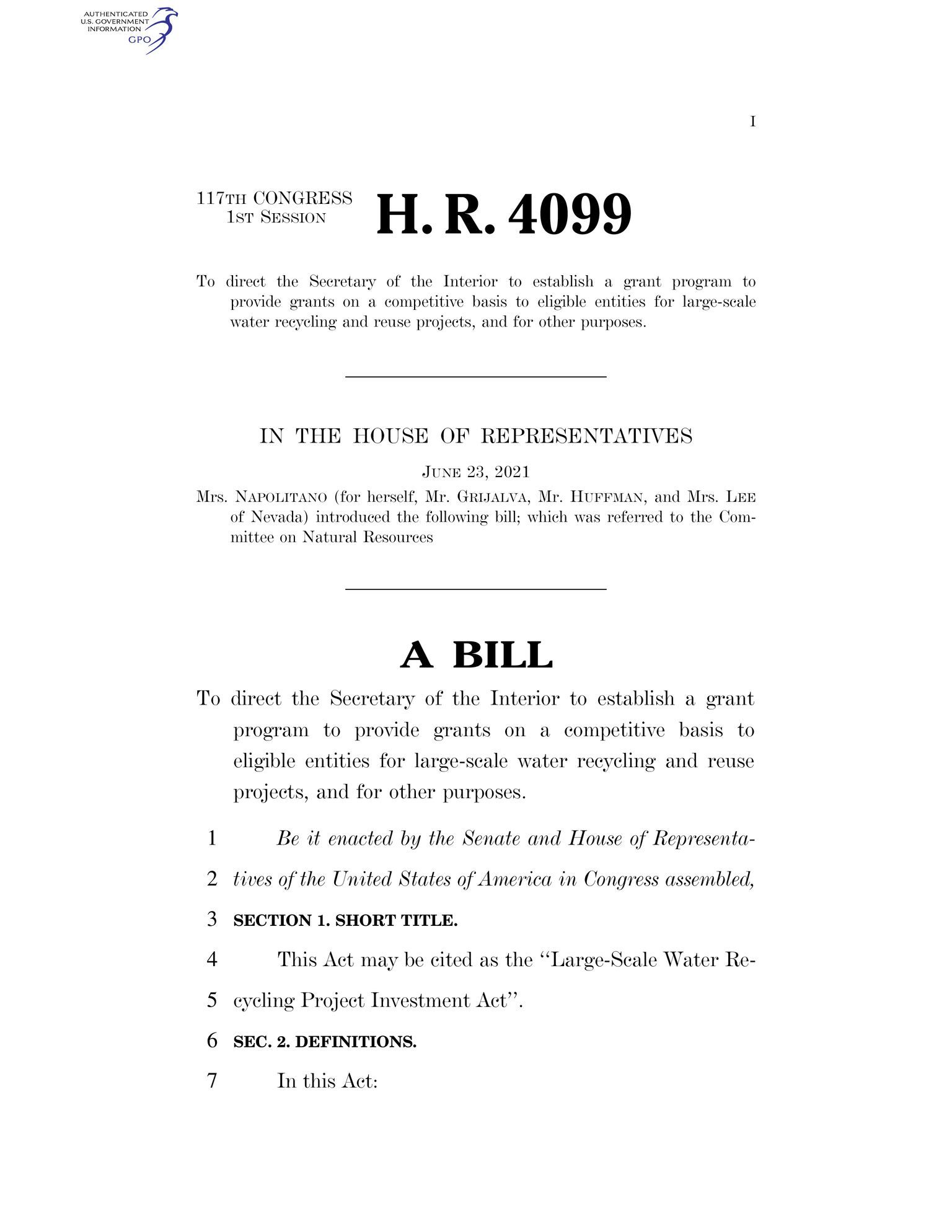 2. Grace Napolitano Legislation, Appropriations, and D.C. Staff Office
