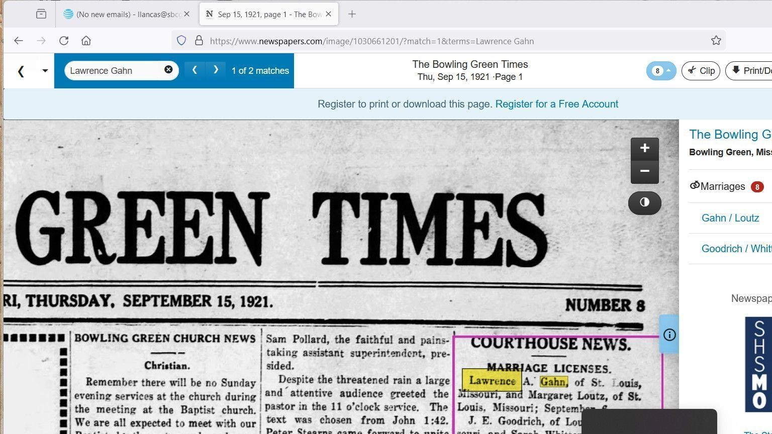Ch. 03: The 1st Marriage Years: 1920-26