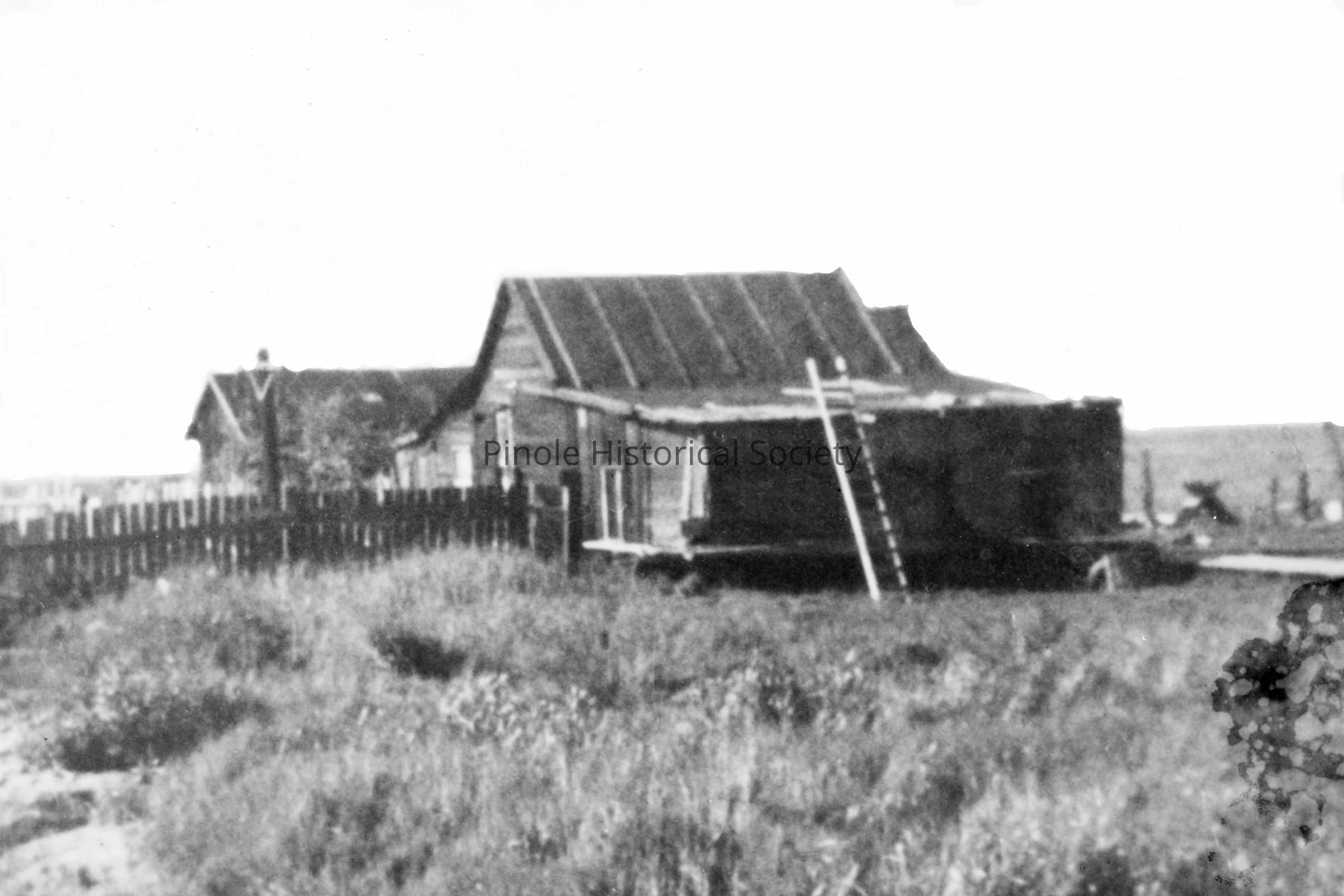 Villalobos house (Prather): In the 1950s, the Villalobos family lived on the edge of Pinole Creek where it enters the bay. Jose Villalobos was a kind, Spanish-speaking widower with six children. Jose worked on the S.P. railroad and rented from the Fernandez family. A plank sidewalk lay across the marsh to his home. The house had an outhouse and was a patchwork of salvaged materials. Jose was a hard worker who helped fishermen and duck hunters launch their boats.