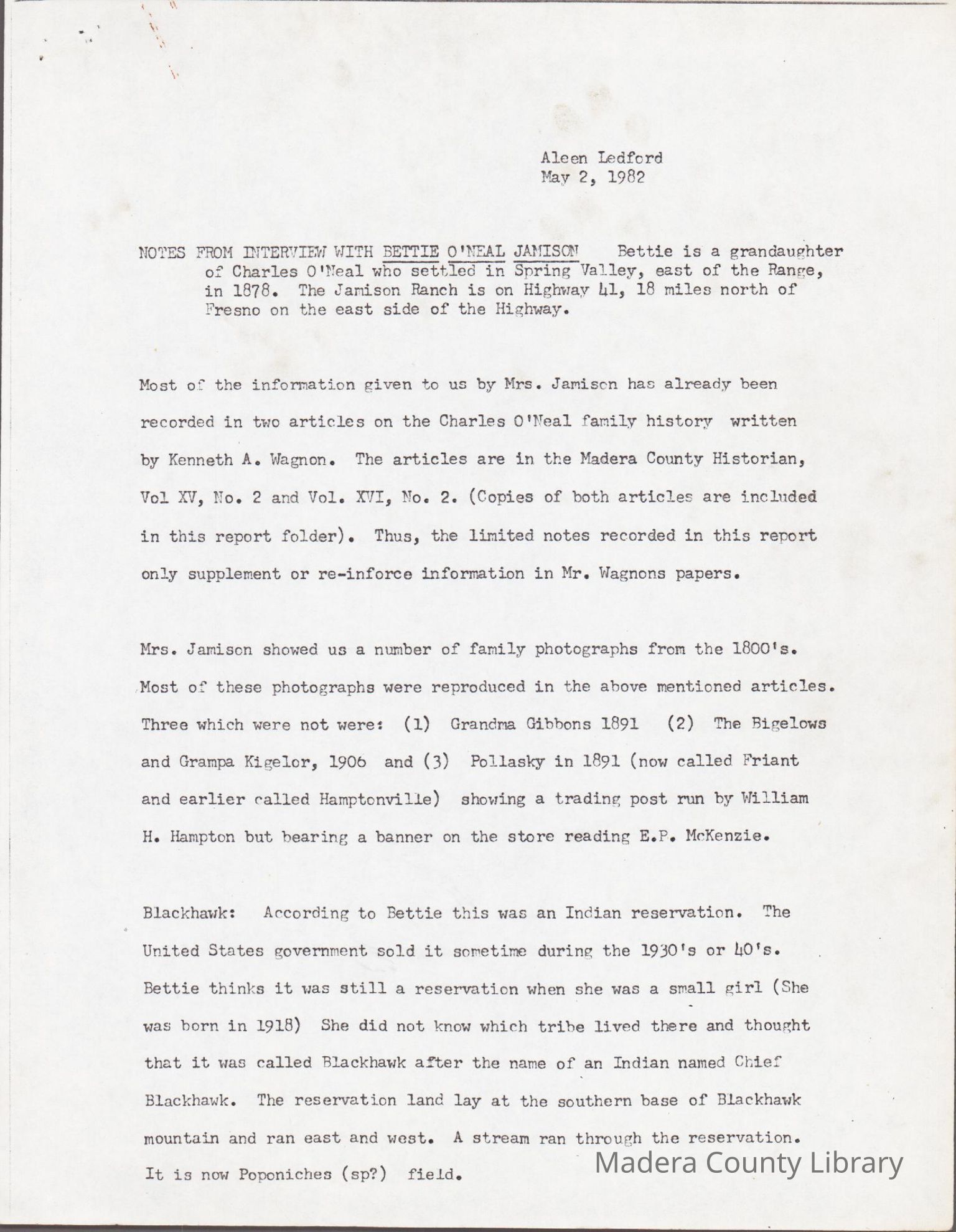 San Joaquin Experimental Range