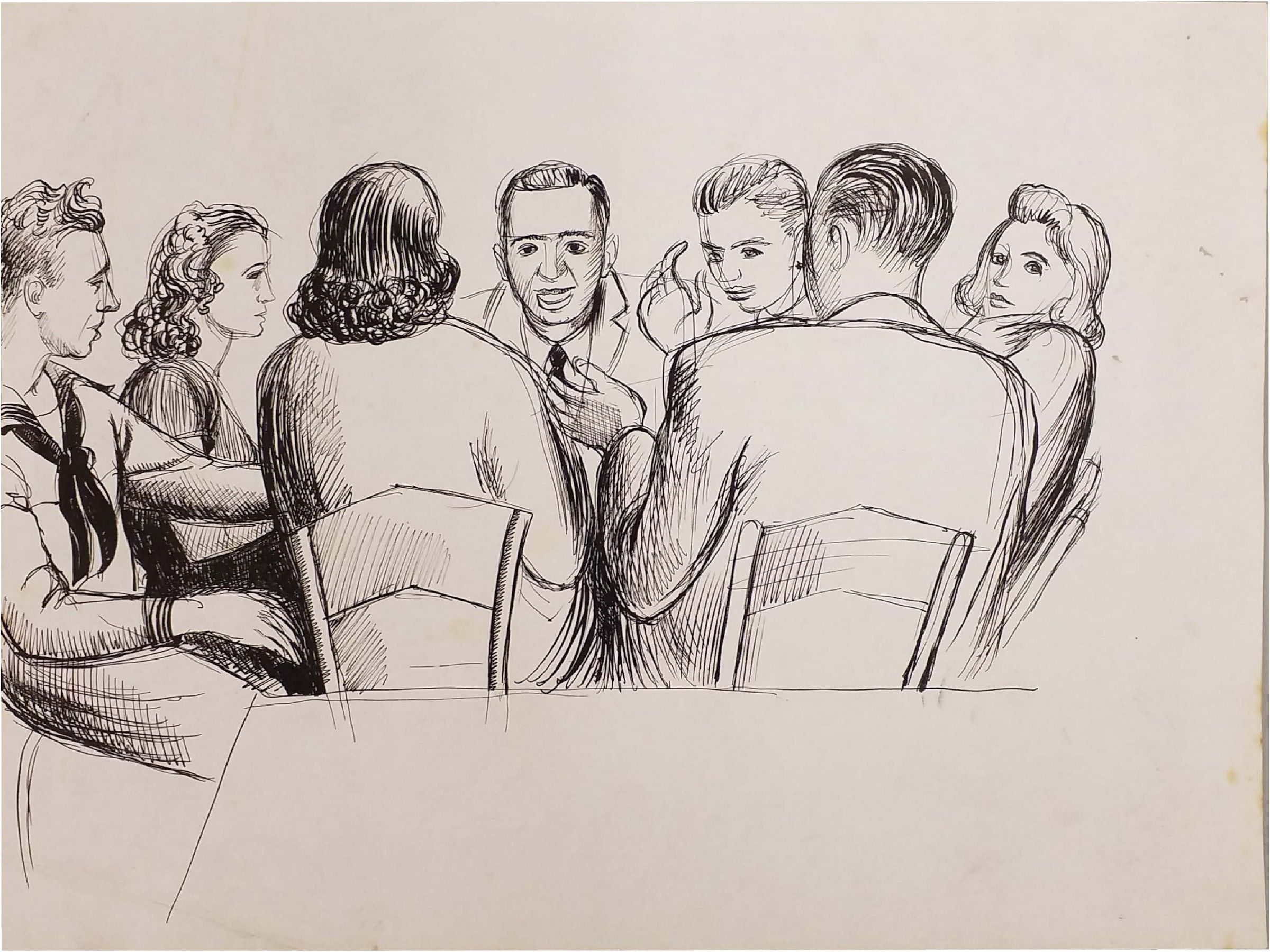 1998.FAR.WP.5.1: People sit around a table.
