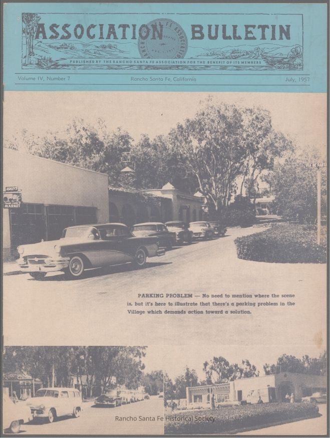 Rancho Santa Fe Association Bulletin (1955–1962)