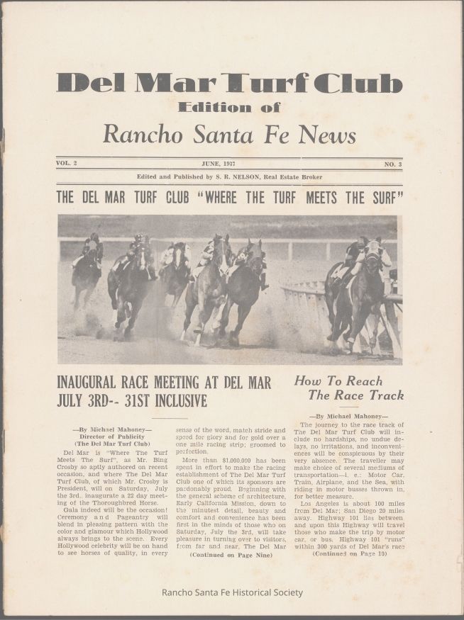 Rancho Santa Fe News (1937–1938)