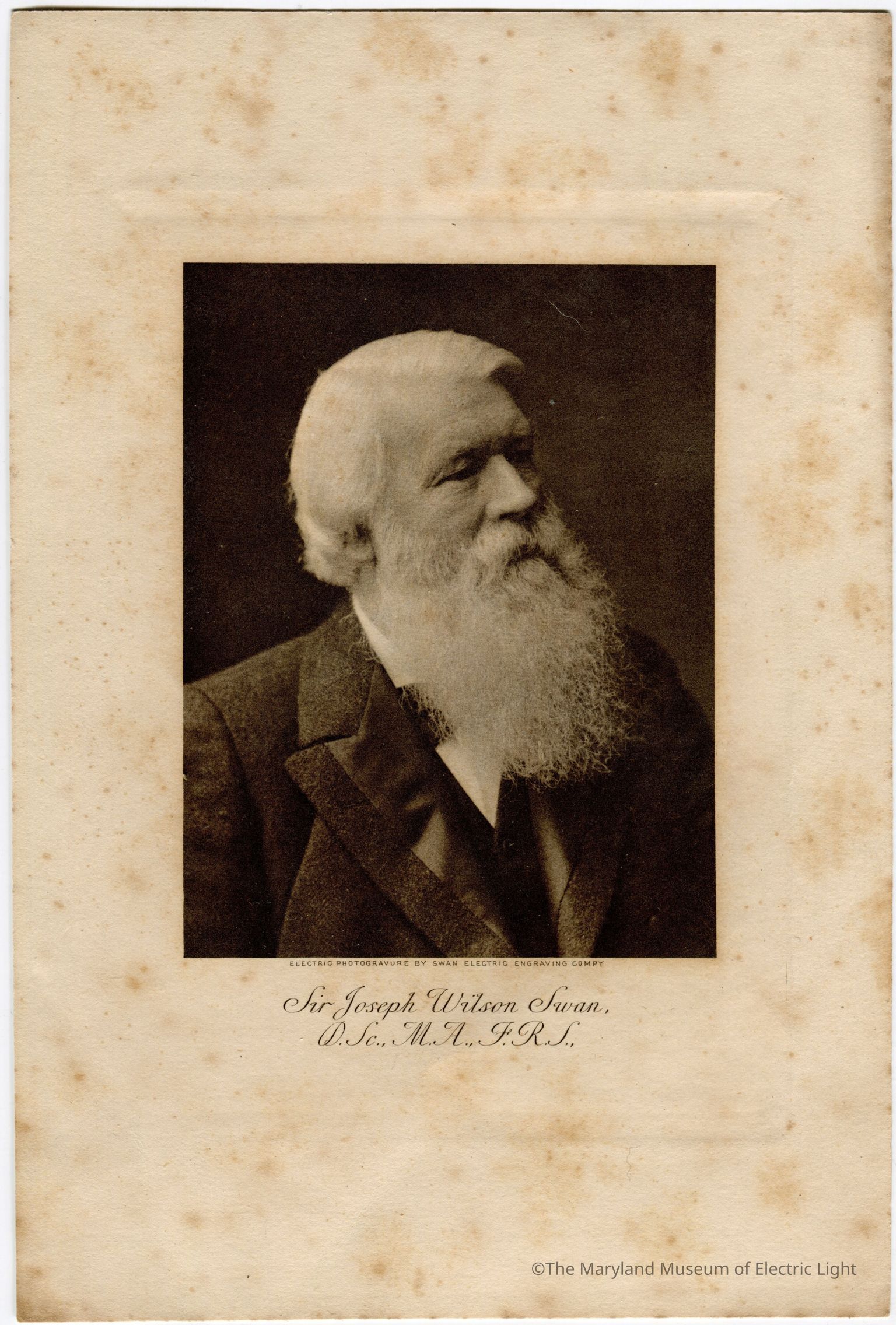 Joseph Swan Special Collection