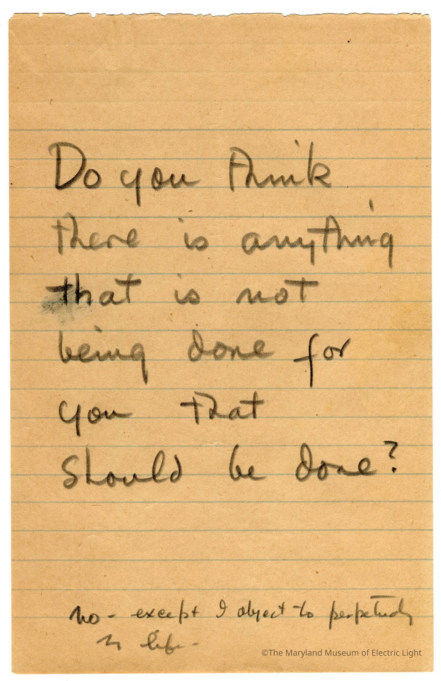 Ephemera - Documents: Thomas A Edison