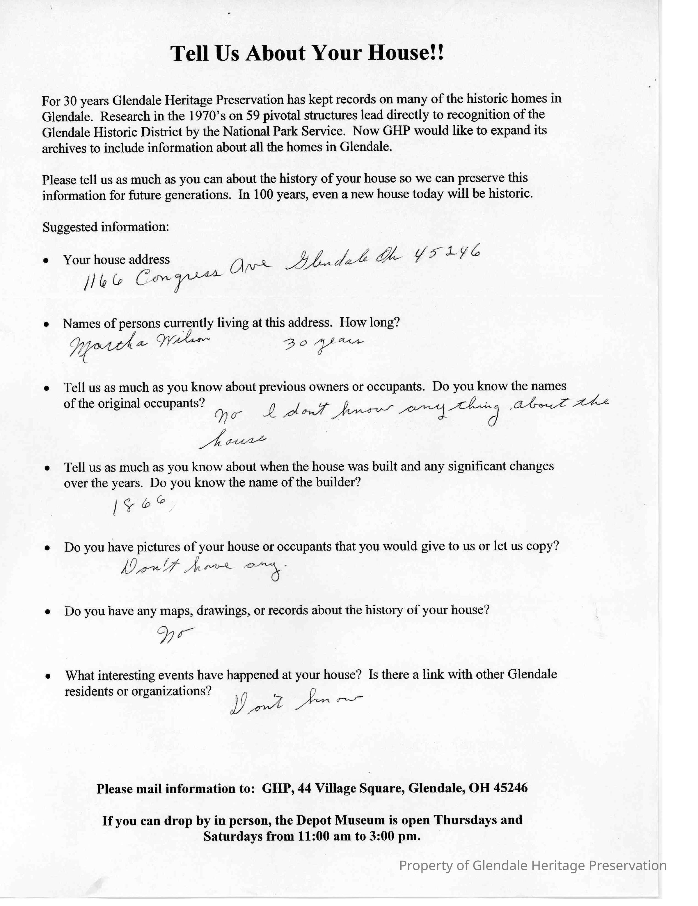 1166 Congress Avenue 2005 House Owners S