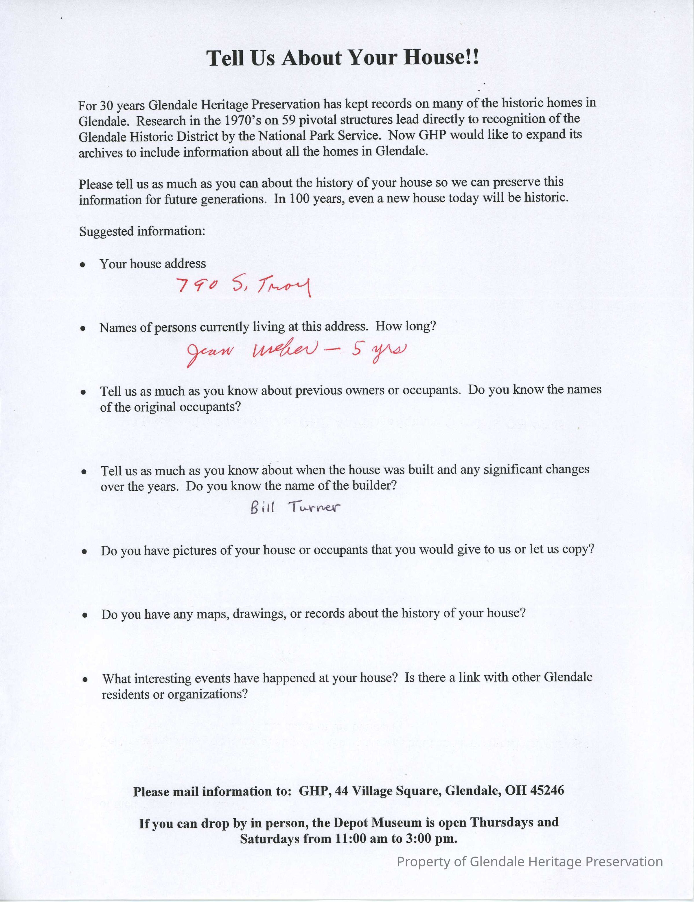 2005 Home Owners Survey