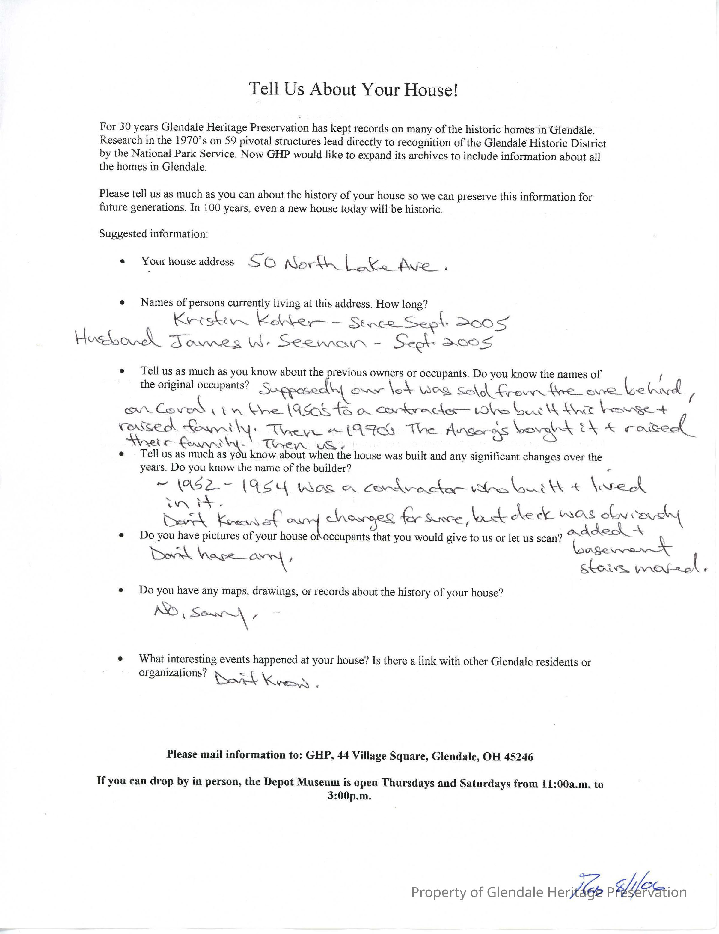 2nd Home Owners Survey