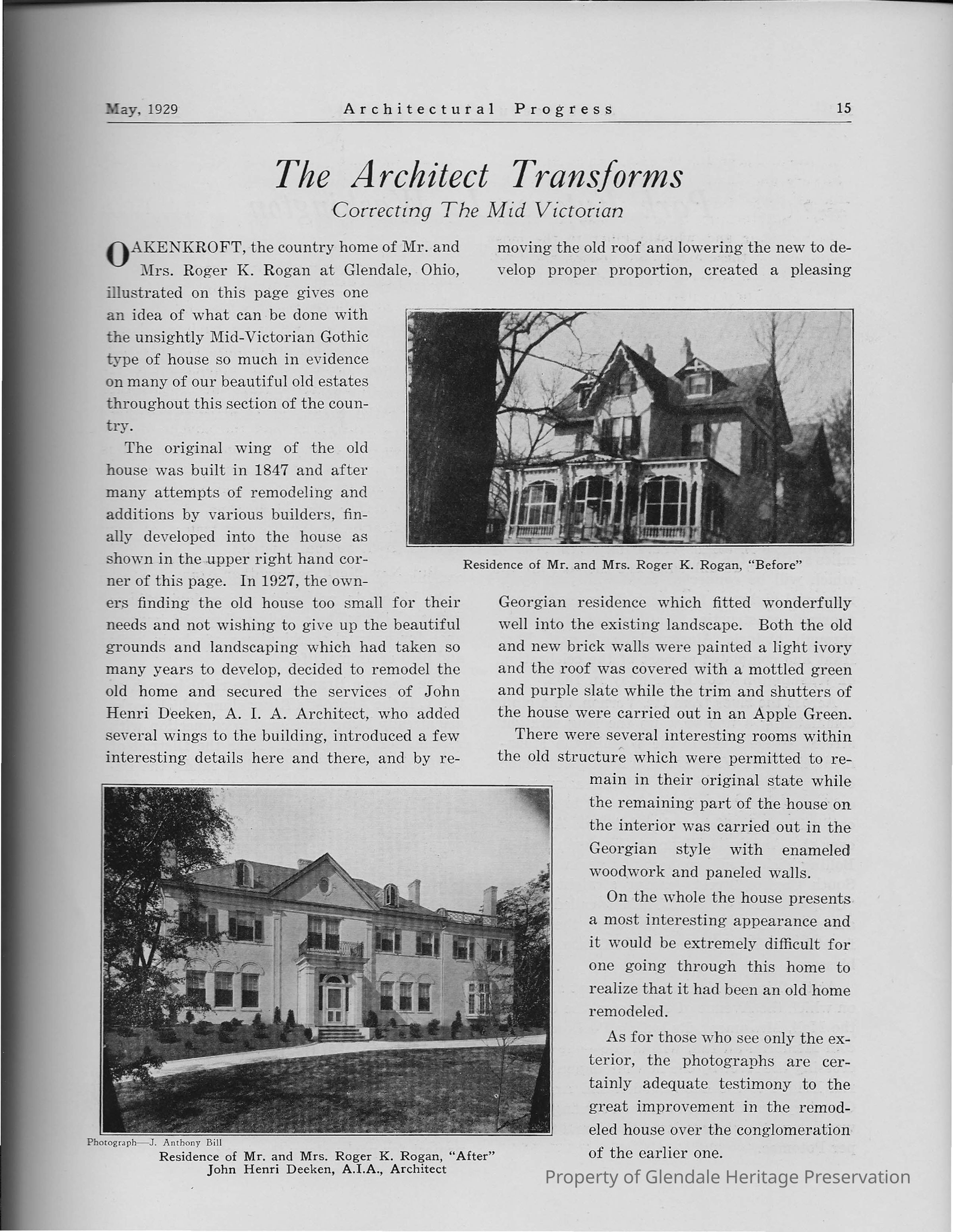 Article about Oakencroft