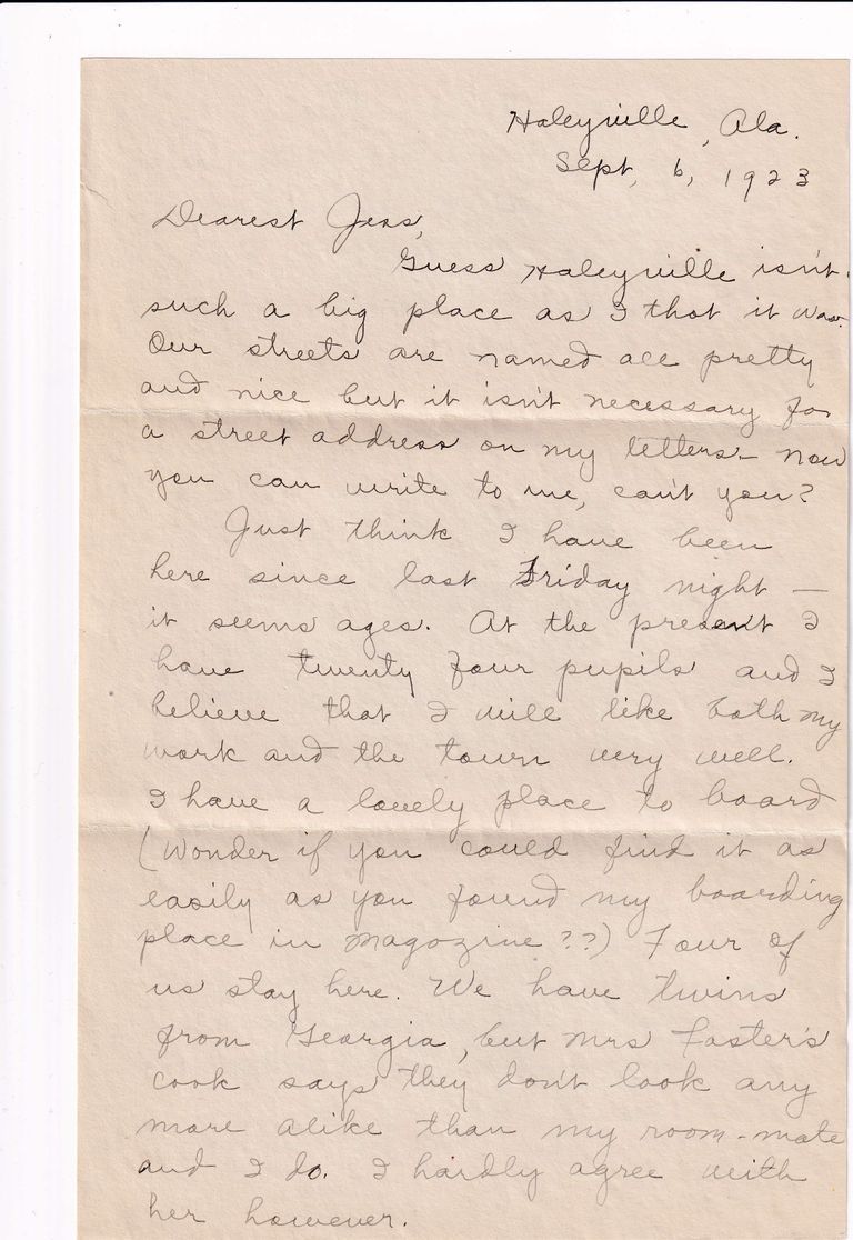 05 - 9.6.23 Early Letter from Haleyville – Arrival and First Impressions - Image 2