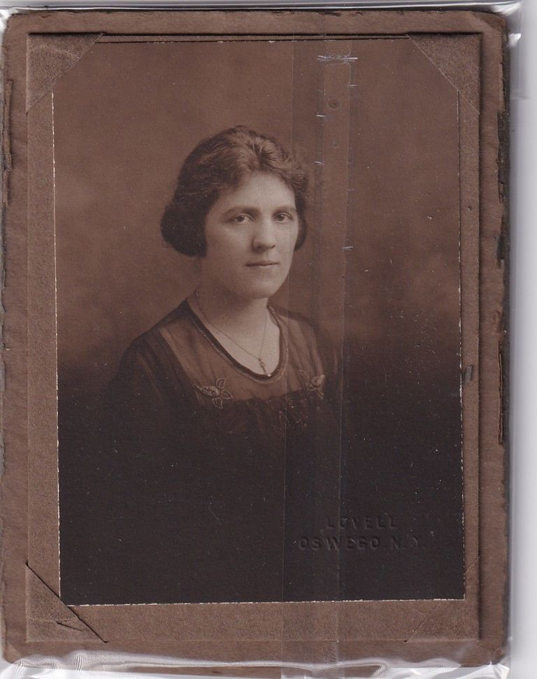 Portrait of Young Woman — Lovell Studio, Oswego, New York