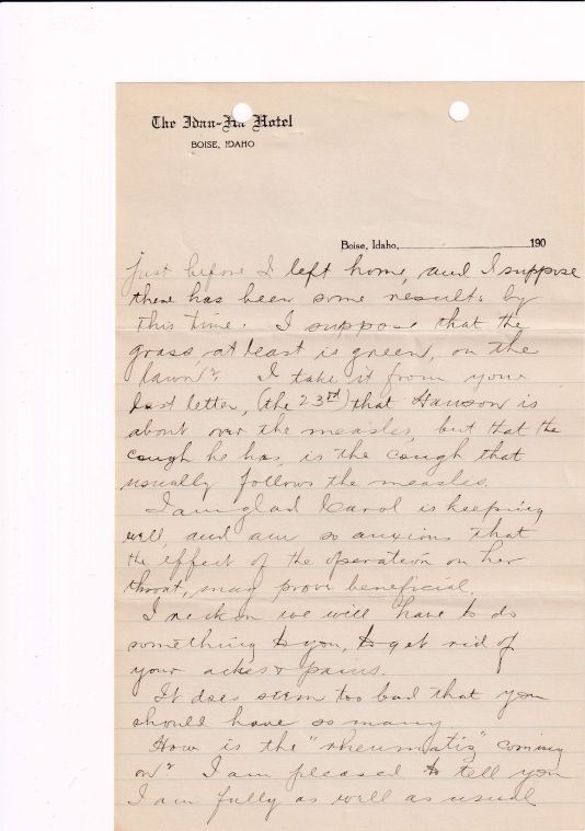 1908.5.27 - The Idan-Ha Hotel, Boise, Idaho