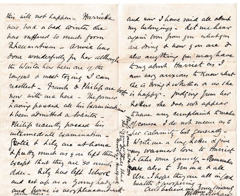 Family Letter Discussing Post Office Orders and Family News - Image 2