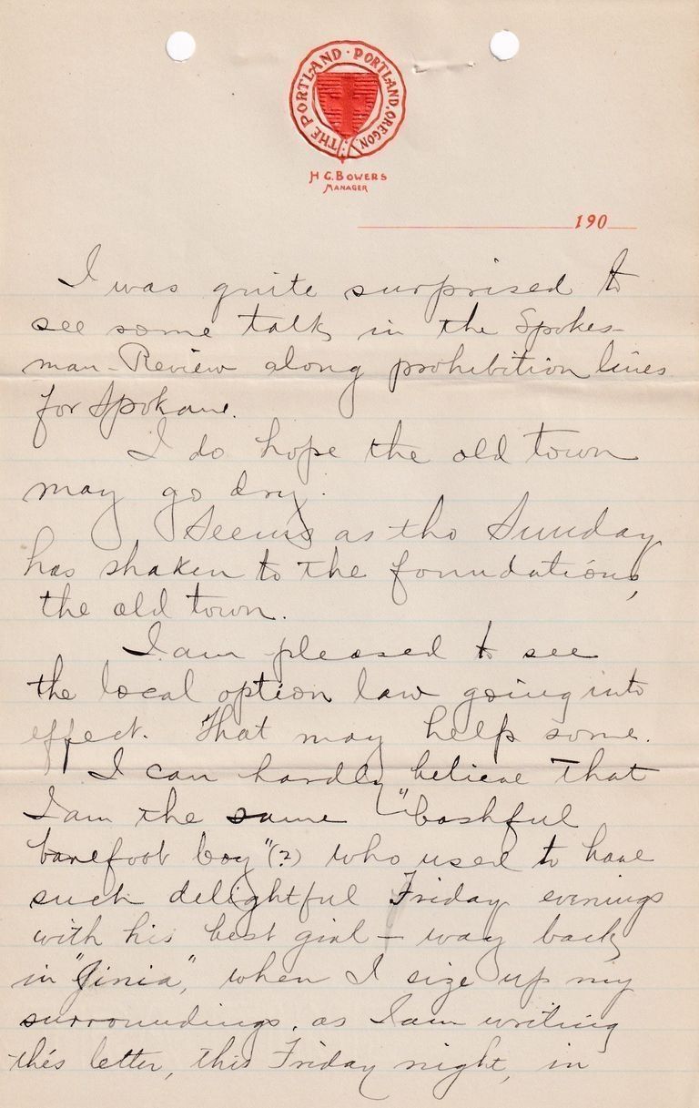 1909.2.12 - The Portland Hotel, Portland, Oregon - Image 3