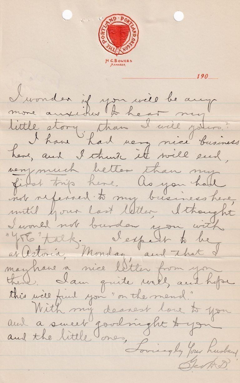 1909.2.11 - The Portland Hotel, Portland, Oregon - Image 6