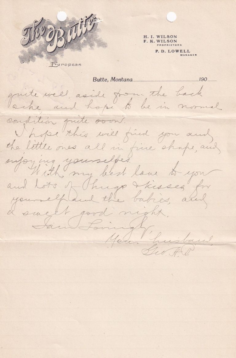 1908.4.6 - The Butte Hotel, Butte, Montana - Image 3