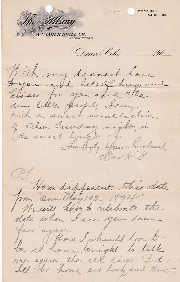 1908.5.10 - The Albany, Denver, Colorado - Image 9