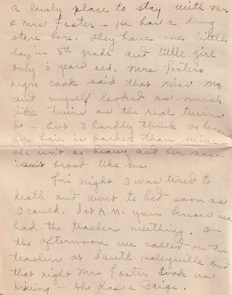 04 - 09.3.23 – Haleyville, Alabama Letter to Clara Marie Herrod - Image 4