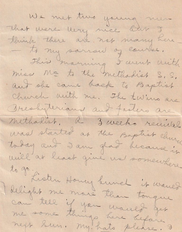 04 - 09.3.23 – Haleyville, Alabama Letter to Clara Marie Herrod - Image 5
