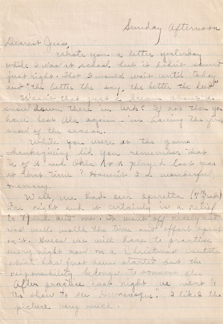 17 - 12.10.23 Sunday Afternoon Letter – Dooley to Jesse Redyard - Image 2