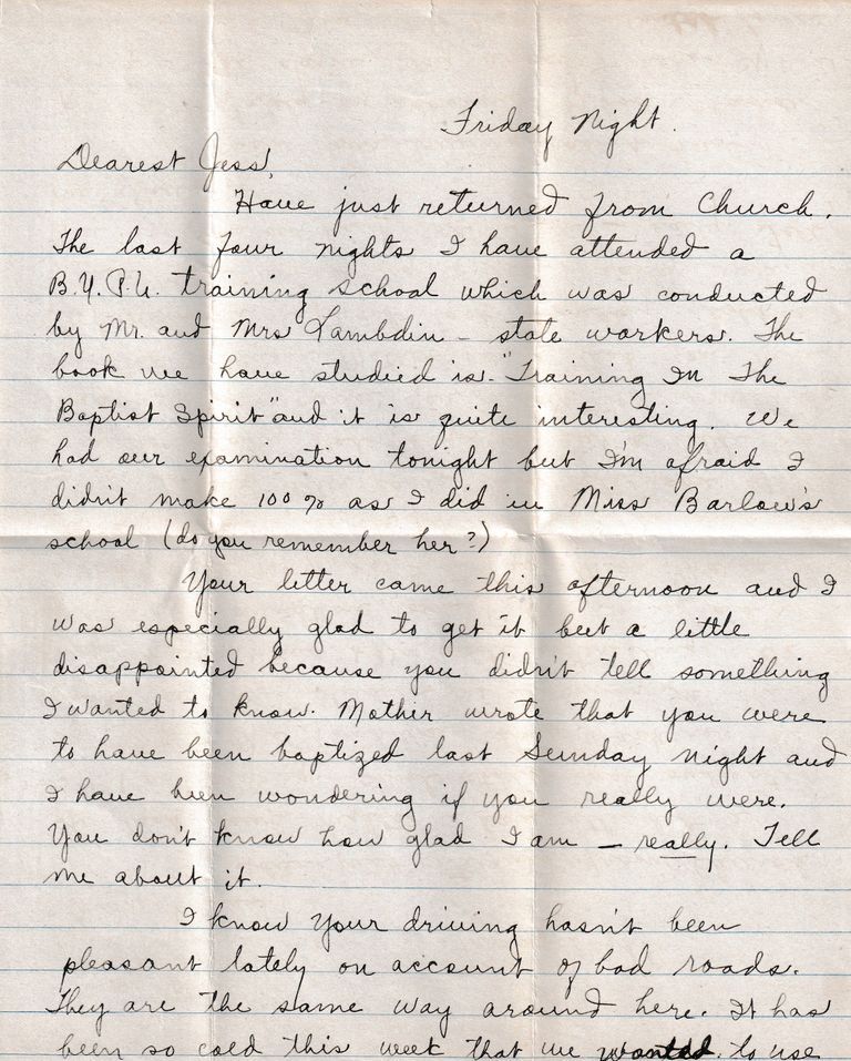 22 - 2.8.24 – Correspondence from “Jewell” (“Hope” / “Doodle”) to Mr. Jesse Redyard (Fort Smith, Arkansas) - Image 2