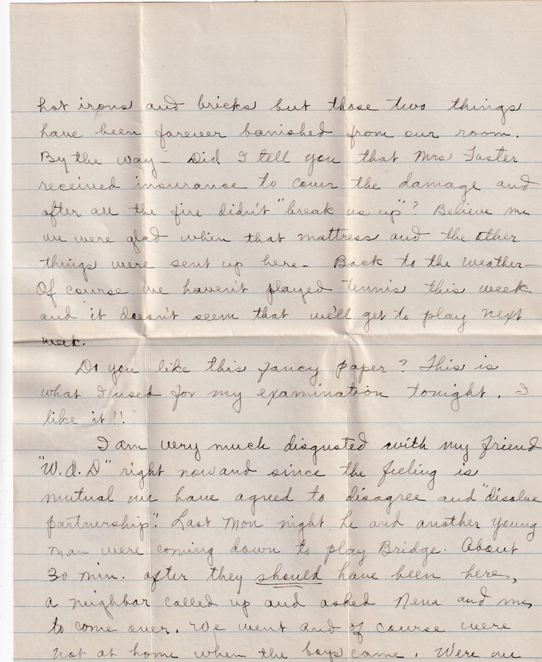 22 - 2.8.24 – Correspondence from “Jewell” (“Hope” / “Doodle”) to Mr. Jesse Redyard (Fort Smith, Arkansas) - Image 3