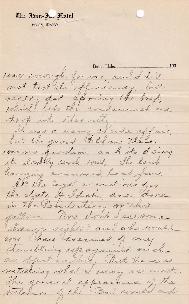 1908.5.28 - The Idan-Ho Hotel, Idaho - Image 2